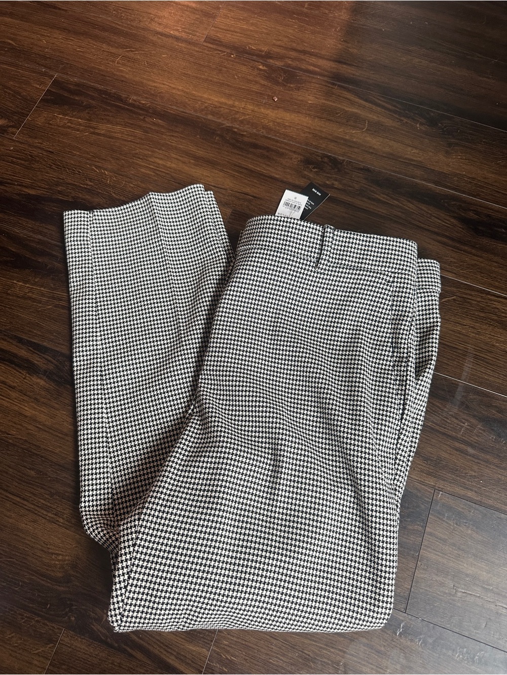 Ann Taylor Eva Houndstooth Ankle Pants Size 8